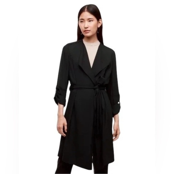 Babaton Jackets & Blazers - Aritzia Babaton Black Quincey Flowy Belted Blazer Jacket Size Small Careerwear